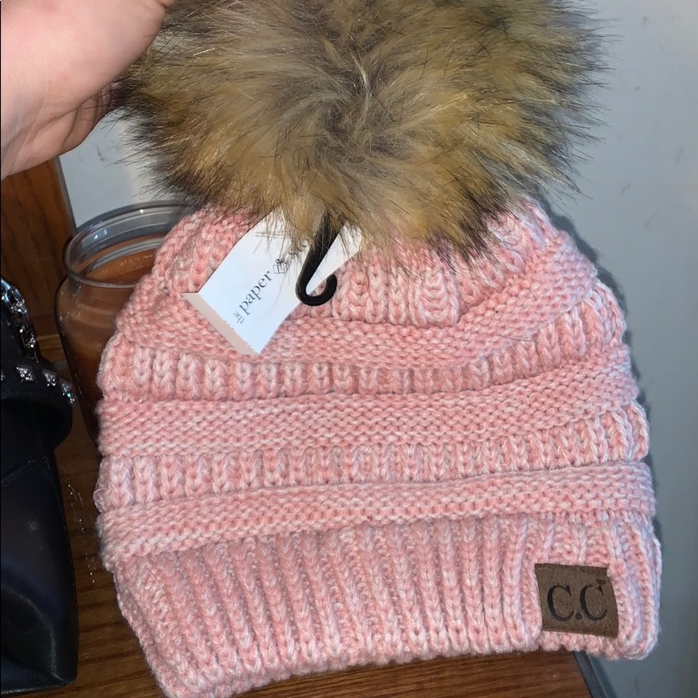 Pink hat winter